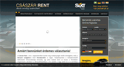 Desktop Screenshot of csaszarrent.hu